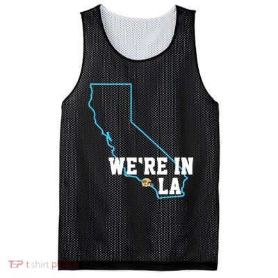 We’Re In La Mesh Reversible Basketball Jersey Tank