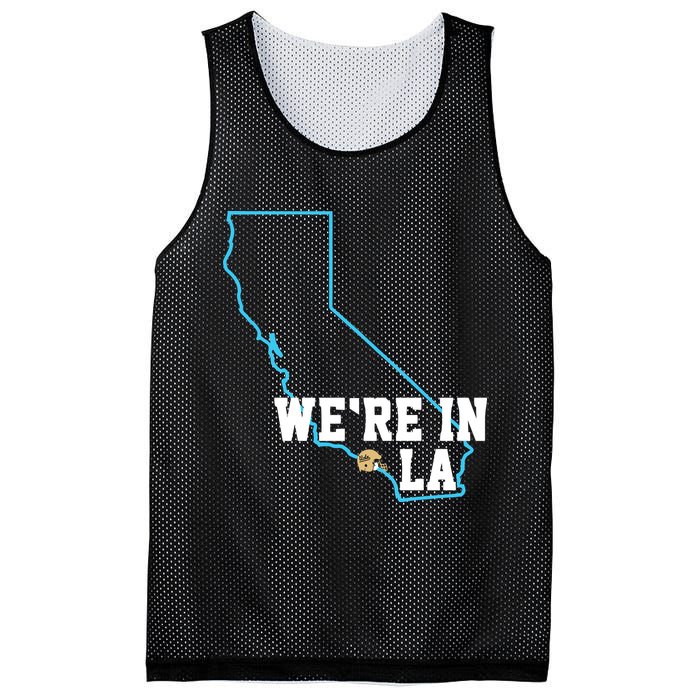 We’Re In La Mesh Reversible Basketball Jersey Tank