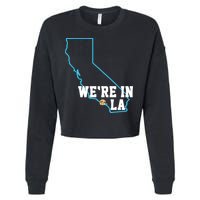 We’Re In La Cropped Pullover Crew