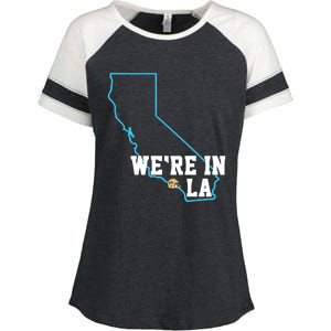 We’Re In La Enza Ladies Jersey Colorblock Tee