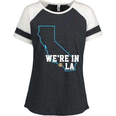 We’Re In La Enza Ladies Jersey Colorblock Tee