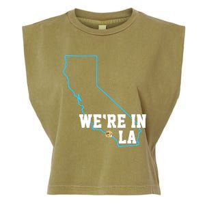 We’Re In La Garment-Dyed Women's Muscle Tee