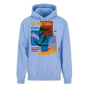 Wingfoil In La Ventana Mexico. Unisex Surf Hoodie