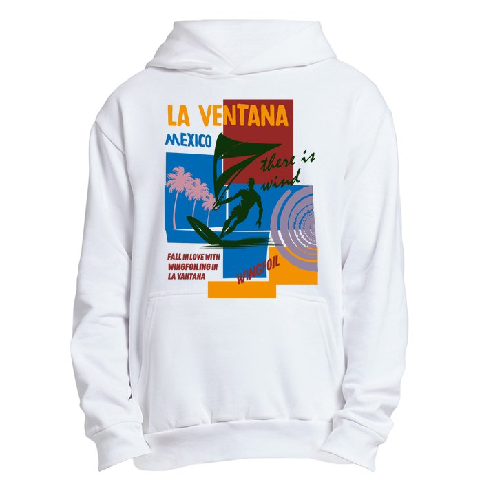 Wingfoil In La Ventana Mexico. Urban Pullover Hoodie