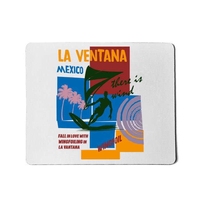 Wingfoil In La Ventana Mexico. Mousepad