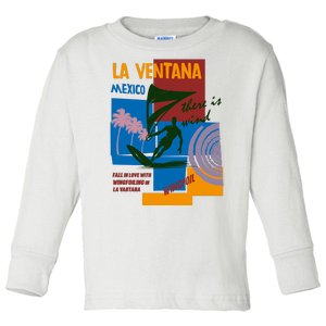 Wingfoil In La Ventana Mexico. Toddler Long Sleeve Shirt