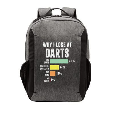 Why I Lose At Darts, Funny Darts Player Vector Backpack