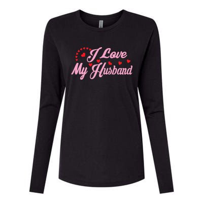 Wo I Love My Husband Wo's Coupless Womens Cotton Relaxed Long Sleeve T-Shirt