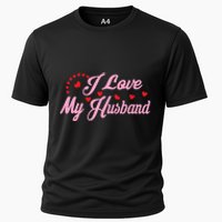 Wo I Love My Husband Wo's Coupless Cooling Performance Crew T-Shirt