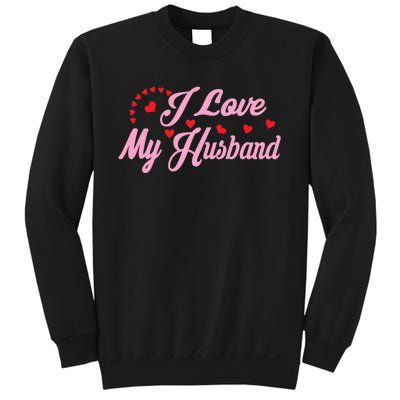 Wo I Love My Husband Wo's Coupless Sweatshirt