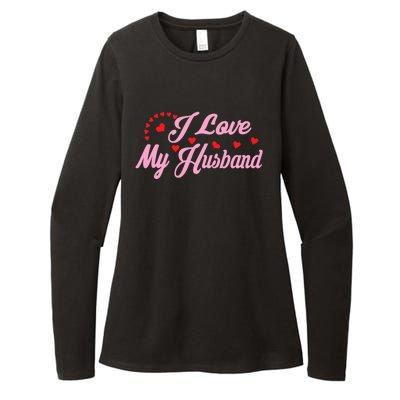 Wo I Love My Husband Wo's Coupless Womens CVC Long Sleeve Shirt