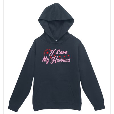 Wo I Love My Husband Wo's Coupless Urban Pullover Hoodie