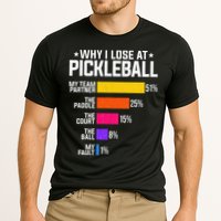 Why I Lose At Pickleball Humor Funny Pickleballers Cooling Performance Crew T-Shirt