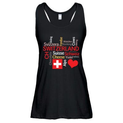 Why I Love Switzerland Ladies Essential Flowy Tank