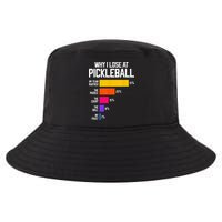 Why I Lose At Pickleball Humor Funny Pickleballers Cool Comfort Performance Bucket Hat