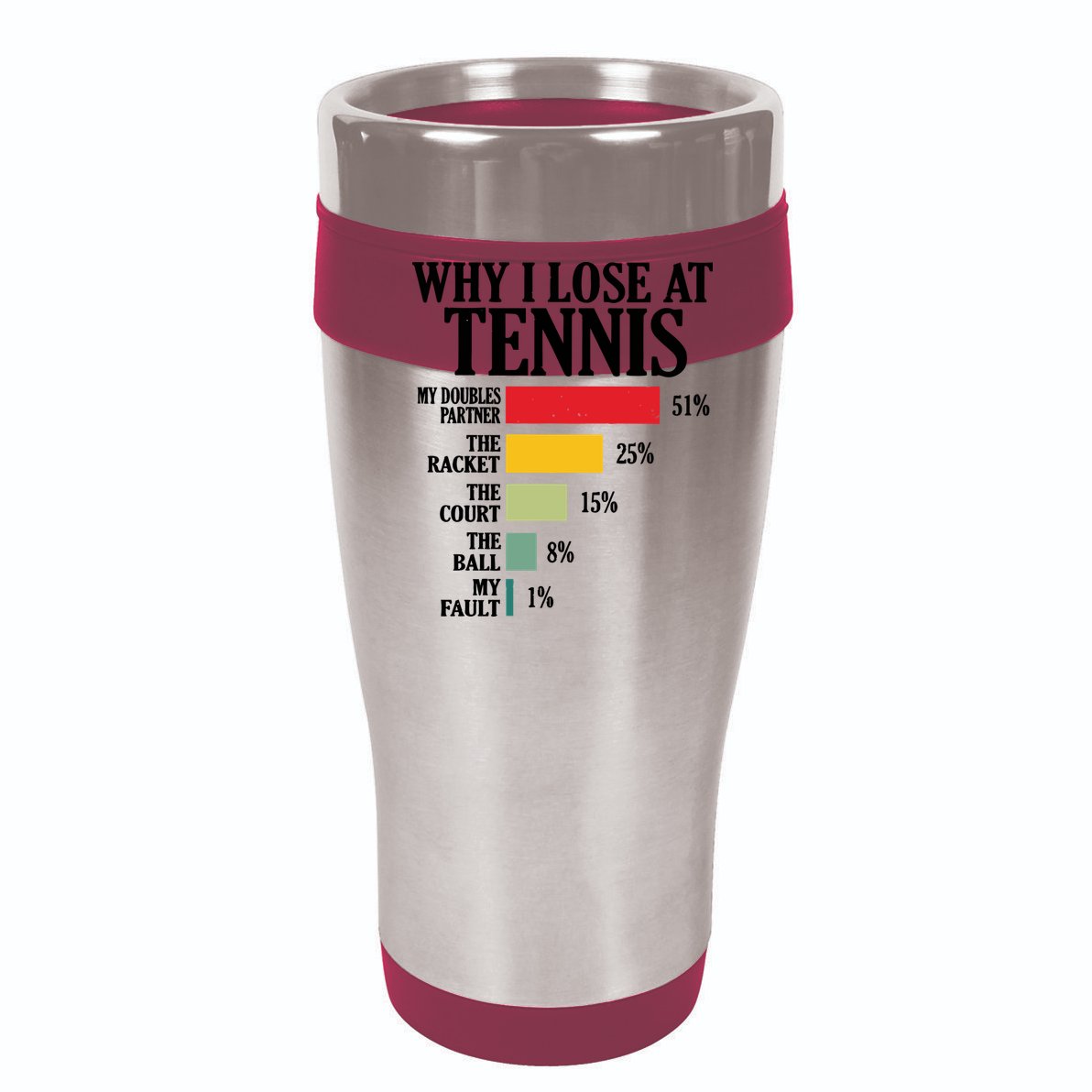 Why I Lose At Tennis 16 in Basic Backpack