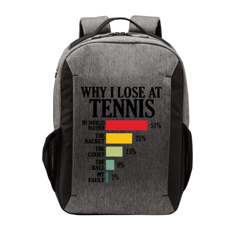Why I Lose At Tennis Vector Backpack