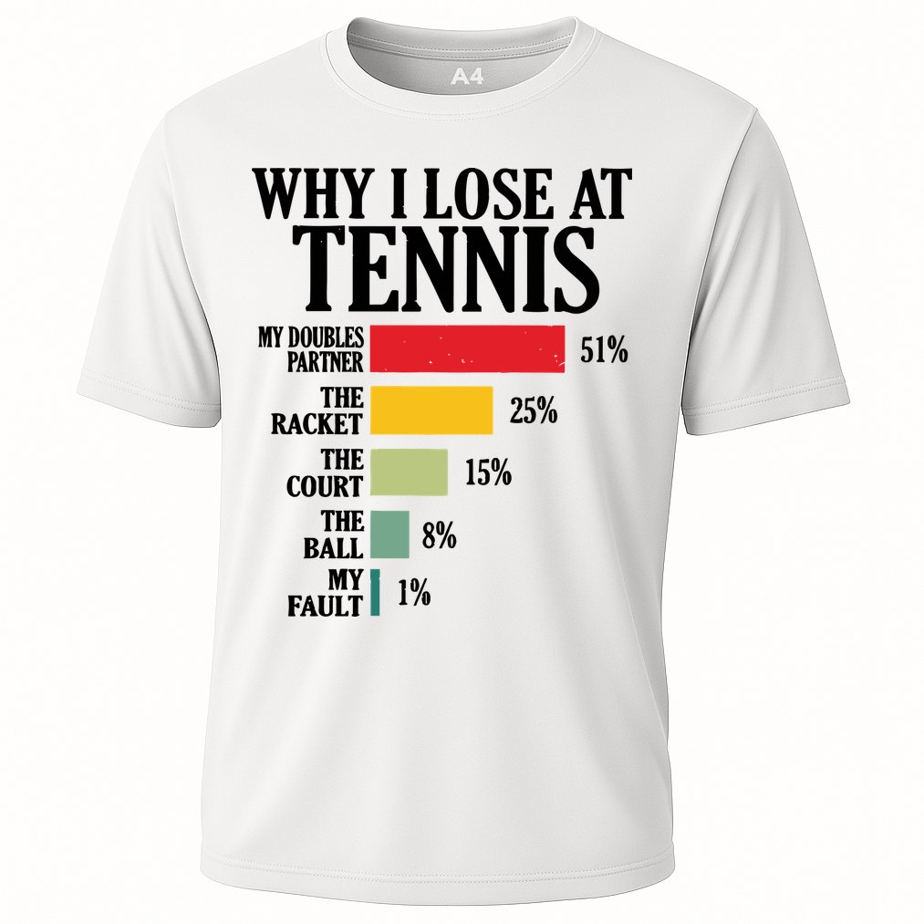 Why I Lose At Tennis Cooling Performance Crew T-Shirt