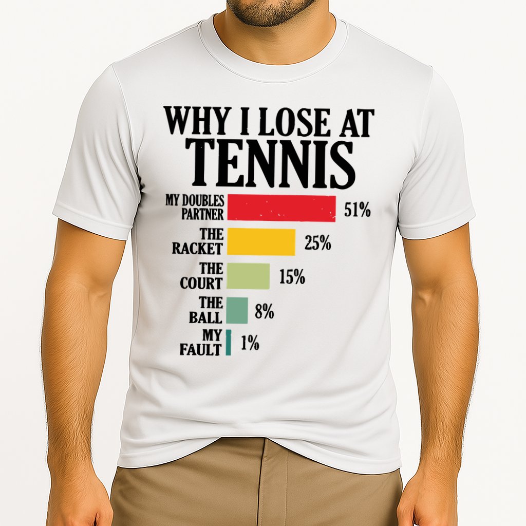 Why I Lose At Tennis Cooling Performance Crew T-Shirt