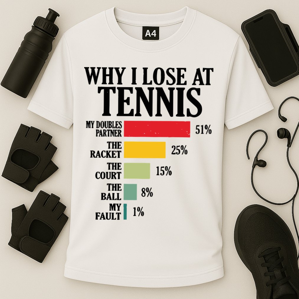 Why I Lose At Tennis Cooling Performance Crew T-Shirt