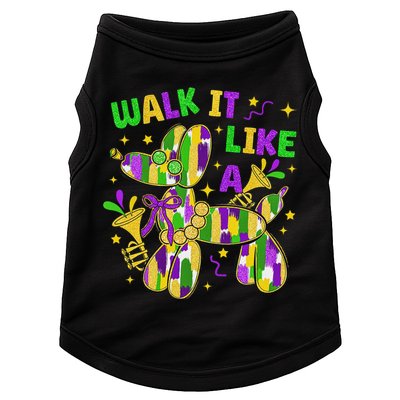 Walk It Like A Dog Happy Mardi Gras New Orleans Fat Tuesday Doggie Tank