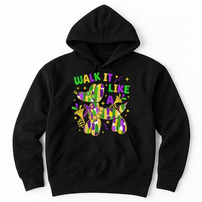 Walk It Like A Dog Happy Mardi Gras New Orleans Fat Tuesday Hoodie