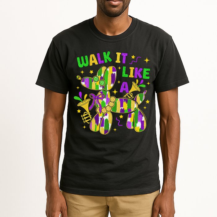 Walk It Like A Dog Happy Mardi Gras New Orleans Fat Tuesday Tall T-Shirt