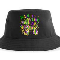 Walk It Like A Dog Happy Mardi Gras New Orleans Fat Tuesday Sustainable Bucket Hat