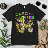 Walk It Like A Dog Happy Mardi Gras New Orleans Fat Tuesday Premium T-Shirt