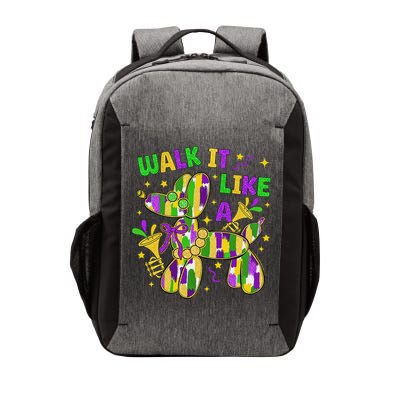 Walk It Like A Dog Happy Mardi Gras New Orleans Fat Tuesday Vector Backpack