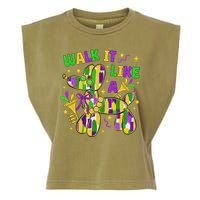 Walk It Like A Dog Happy Mardi Gras New Orleans Fat Tuesday Garment-Dyed Women's Muscle Tee