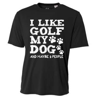 Whiskey I Like Bourbon and Golf and Maybe 3 People Cooling Performance Crew T-Shirt