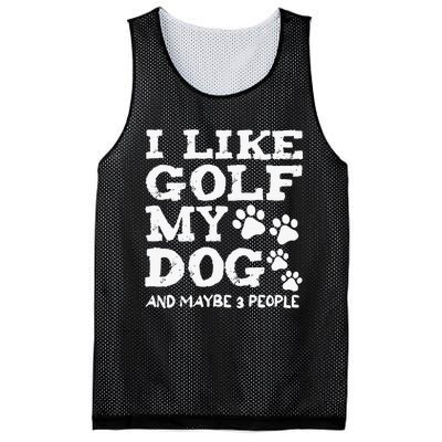 Whiskey I Like Bourbon and Golf and Maybe 3 People Mesh Reversible Basketball Jersey Tank