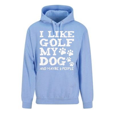 Whiskey I Like Bourbon and Golf and Maybe 3 People Unisex Surf Hoodie