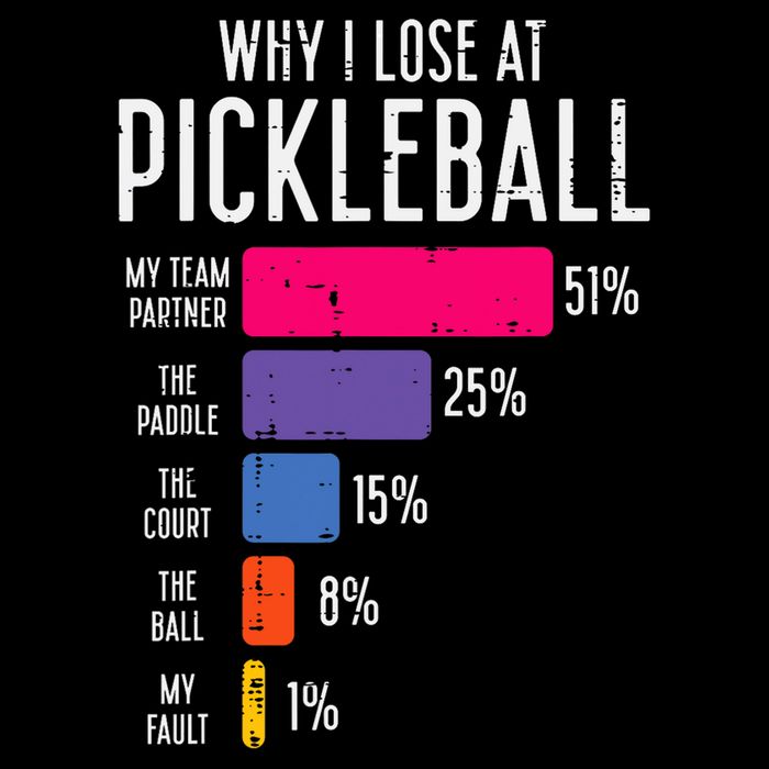 Why I Lose At Pickleball Funny Pickle Ball Women Men Kids Cooling Performance Crew T-Shirt