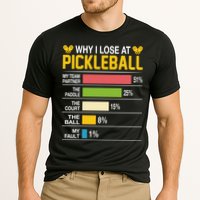 Why I Lose At Pickleball Funny Losing Game Sports Graphic Gift Cooling Performance Crew T-Shirt