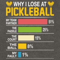 Why I Lose At Pickleball Funny Losing Game Sports Graphic Gift Cotton Canvas Backpack