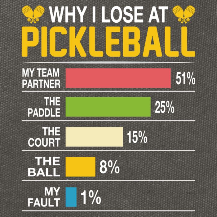 Why I Lose At Pickleball Funny Losing Game Sports Graphic Gift Cotton Canvas Backpack