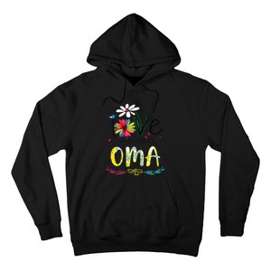 Wo I Love Being Called Oma Sunflower Mothers Day Gift Hoodie