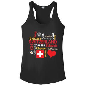 Why I Love Switzerland Cute Gift Ladies PosiCharge Competitor Racerback Tank