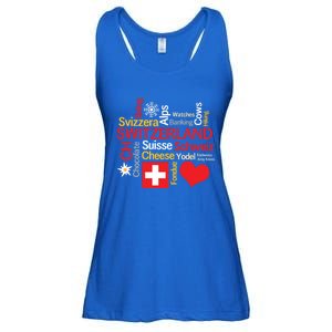 Why I Love Switzerland Cute Gift Ladies Essential Flowy Tank