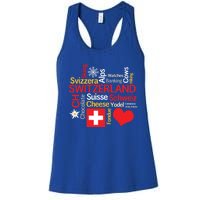 Why I Love Switzerland Cute Gift Women's Racerback Tank