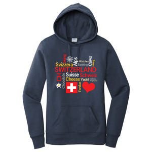 Why I Love Switzerland Cute Gift Women's Pullover Hoodie