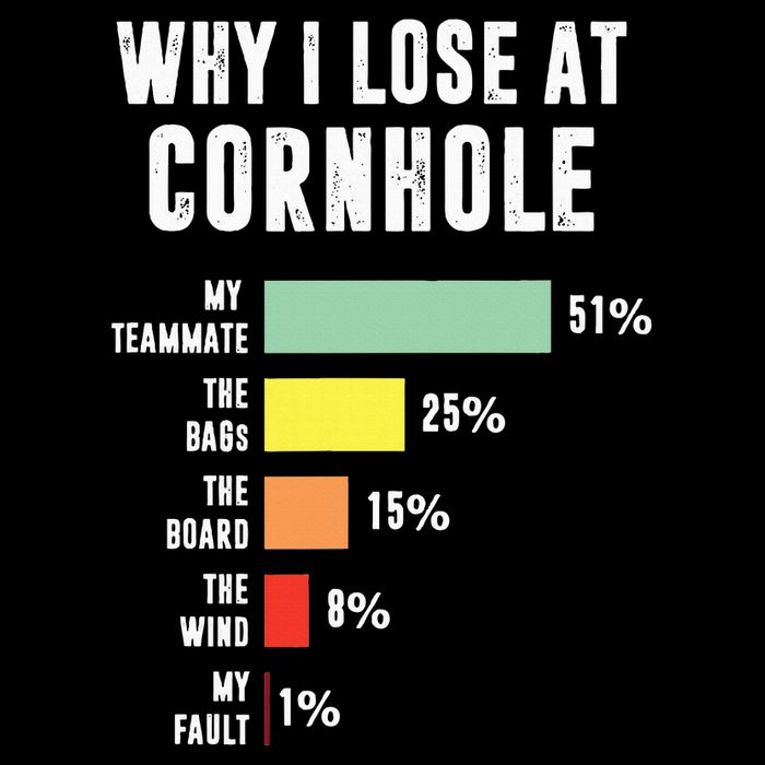 Why I Lose At Cornhole Funny Cornhole Player 16 in Basic Backpack