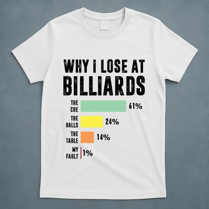 Why I Lose At Billiards Billiards Player T-Shirt