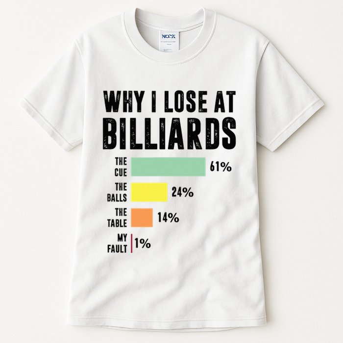 Why I Lose At Billiards Billiards Player Tall T-Shirt