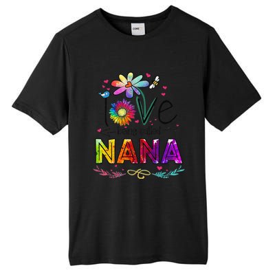 Womens I Love Being Called Nana Daisy Flower Cute Mother's Day Tall Fusion ChromaSoft Performance T-Shirt