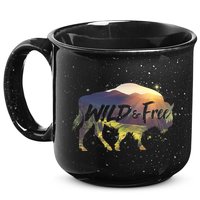 Wild And Free 15oz Campfire Ceramic Mug