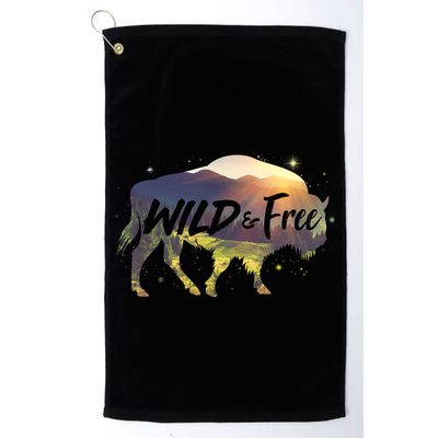 Wild And Free Golf Towel