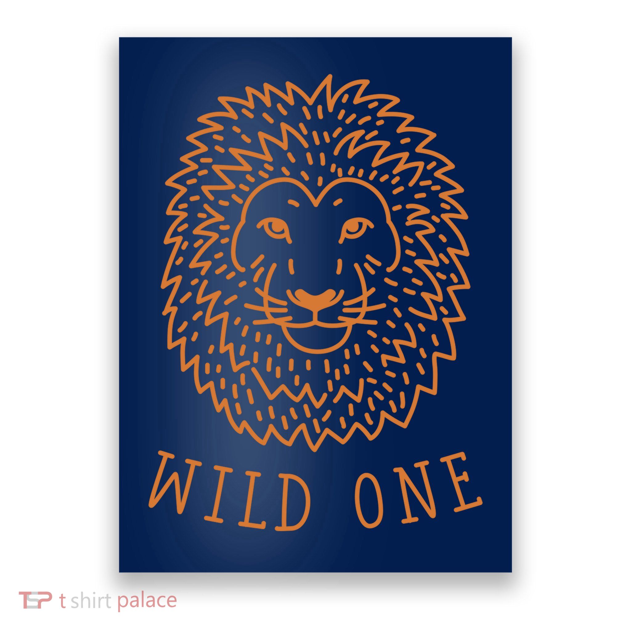 Wild One Lion Poster
